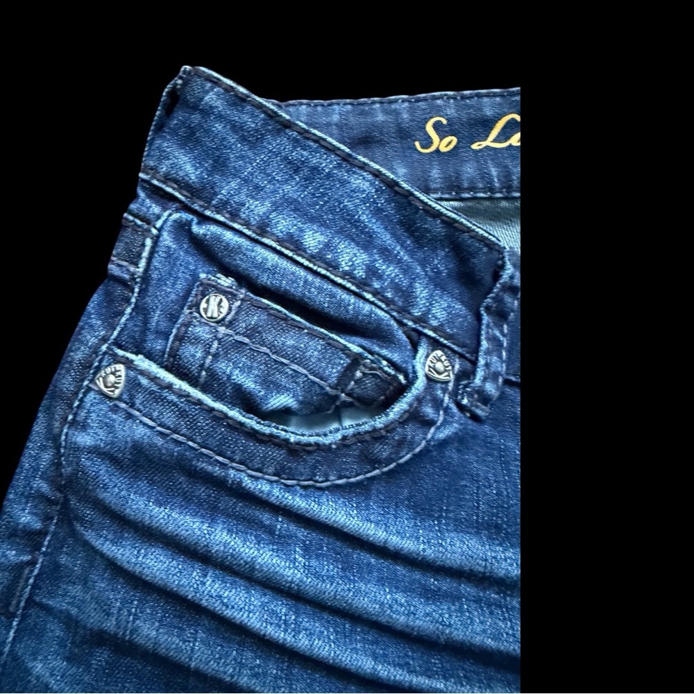 Kut from the Kloth Flare Blue Jeans - Picture 3 of 5